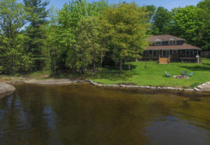 Cottage lake view